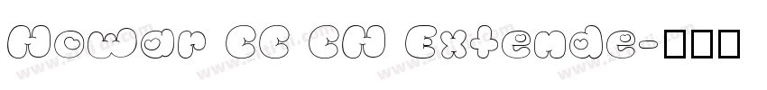 Nowar CC CN Extende字体转换